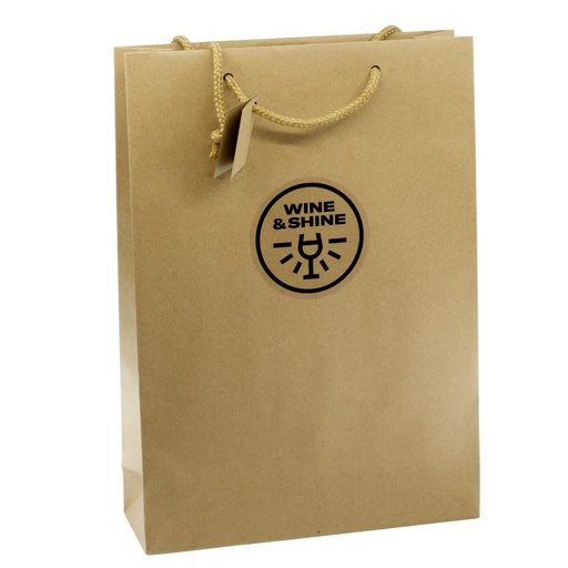 [PC-1003] Cadeau verpakking wijn 2 flessen met koord (kopie)
